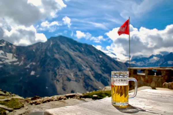 Auf der Almagellerhütte