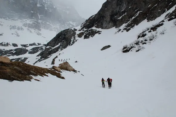 Aufstieg in Richtung Ölplanggen