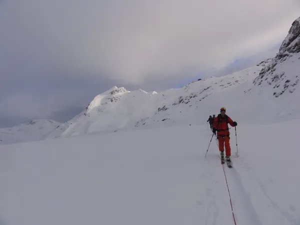 Blick zurück zur Diavolezza