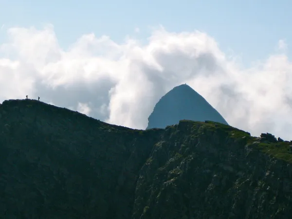 Blick zuruÌck. Hinten: Poncione Rosso von gestern
