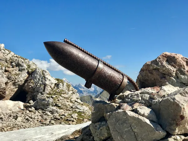 Überresten des ersten Weltkriegs