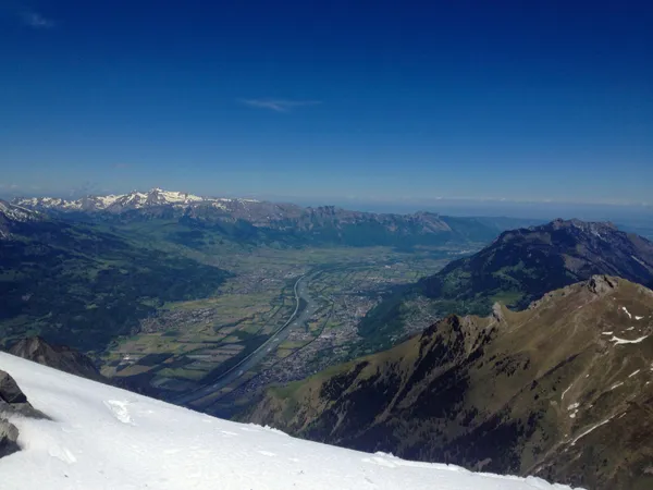 Blick ins untere Rheintal