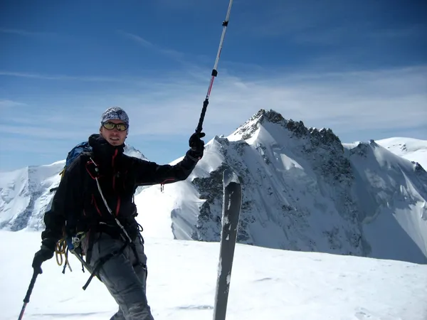 Hochgefühl auf dem Louwihorn - 3773m (Foto von Matthias)