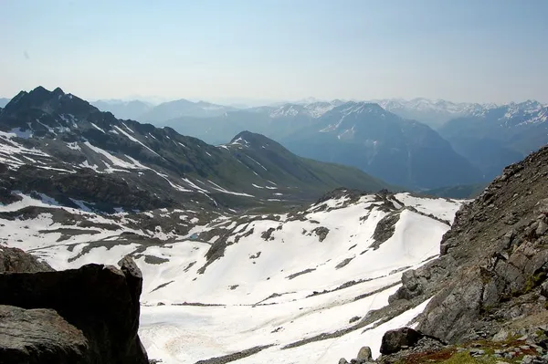 Blick von der Porta d'Es-Cha ins Engadin