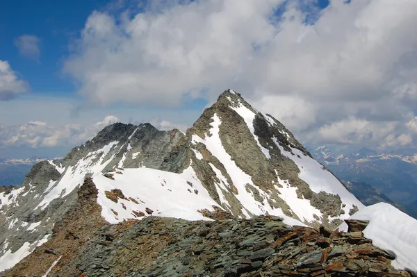 Blick vom Diablon des Dames zum Haupt- und Nordgipfel des Diablons
