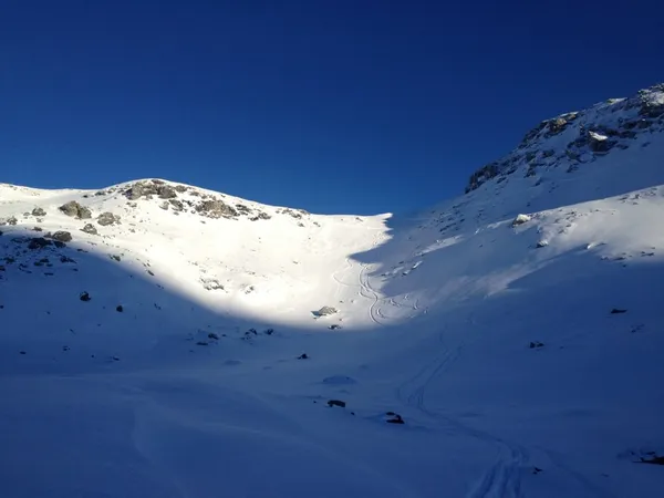 Abfahrt von der Furggle