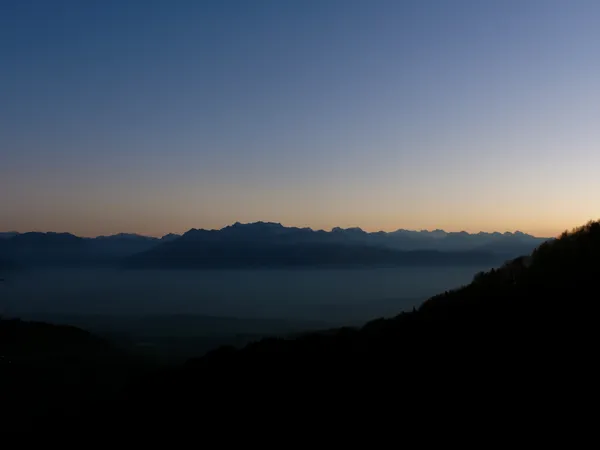 Glärnisch etc. im letzten Tageslicht