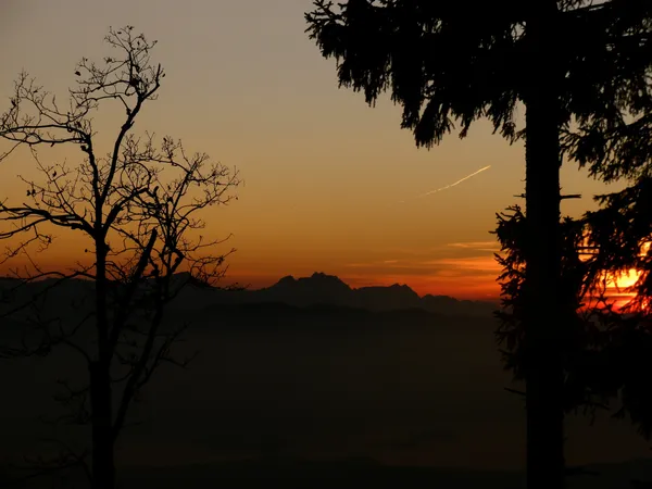Pilatus bei Sonnenuntergang