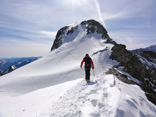 Matthias nimmt den Clariden in Angriff