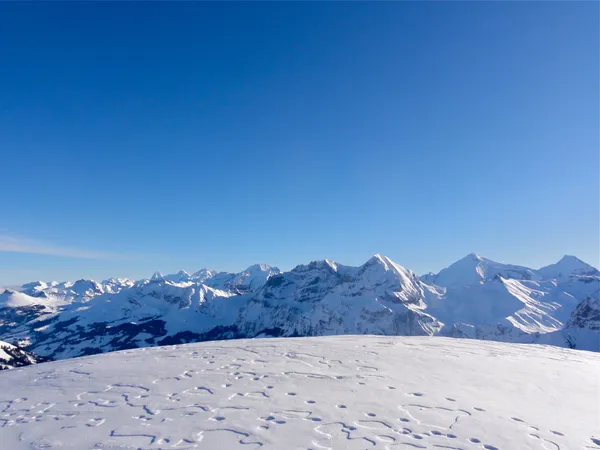 Blick in die Berner Oberländer Alpen