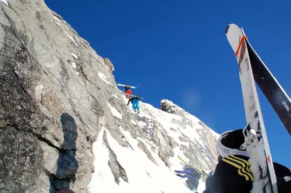 Es geht ein paar Meter noch oben