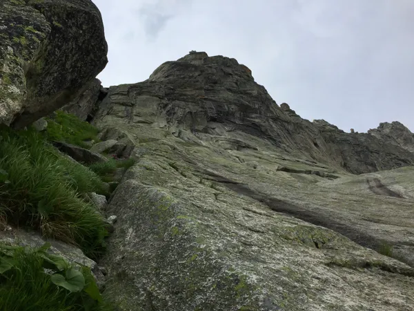 Blick zurück nach oben – kein Gehgelände