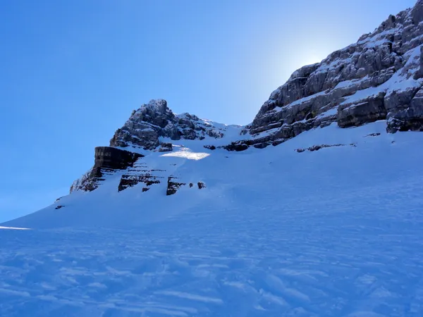 Rückblick zur Nordflanke