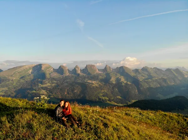 Abendstimmung - mit der Drohne fotografiert