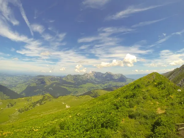 Weitwinkel-Blick auf dem Selun